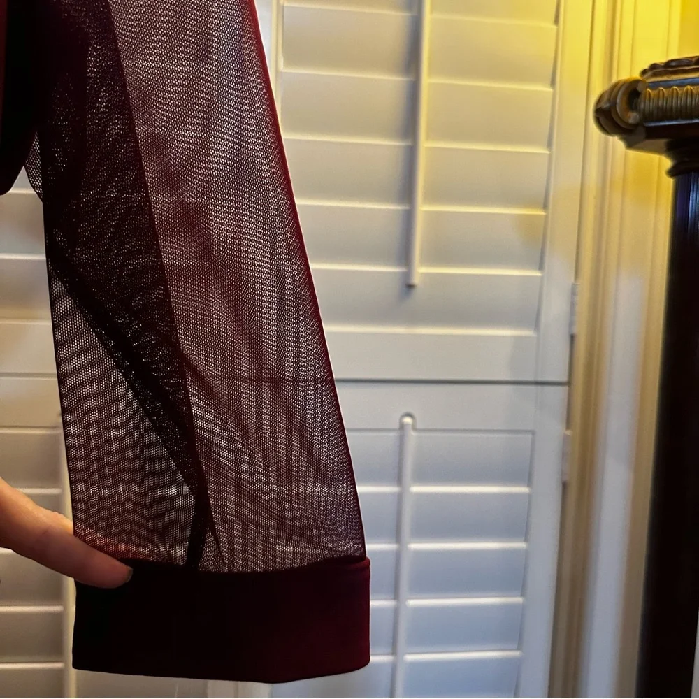 🔥👗R&M Collection Merlot 2 Piece Dress with Jacket Sz 14 - Picture 5 of 9